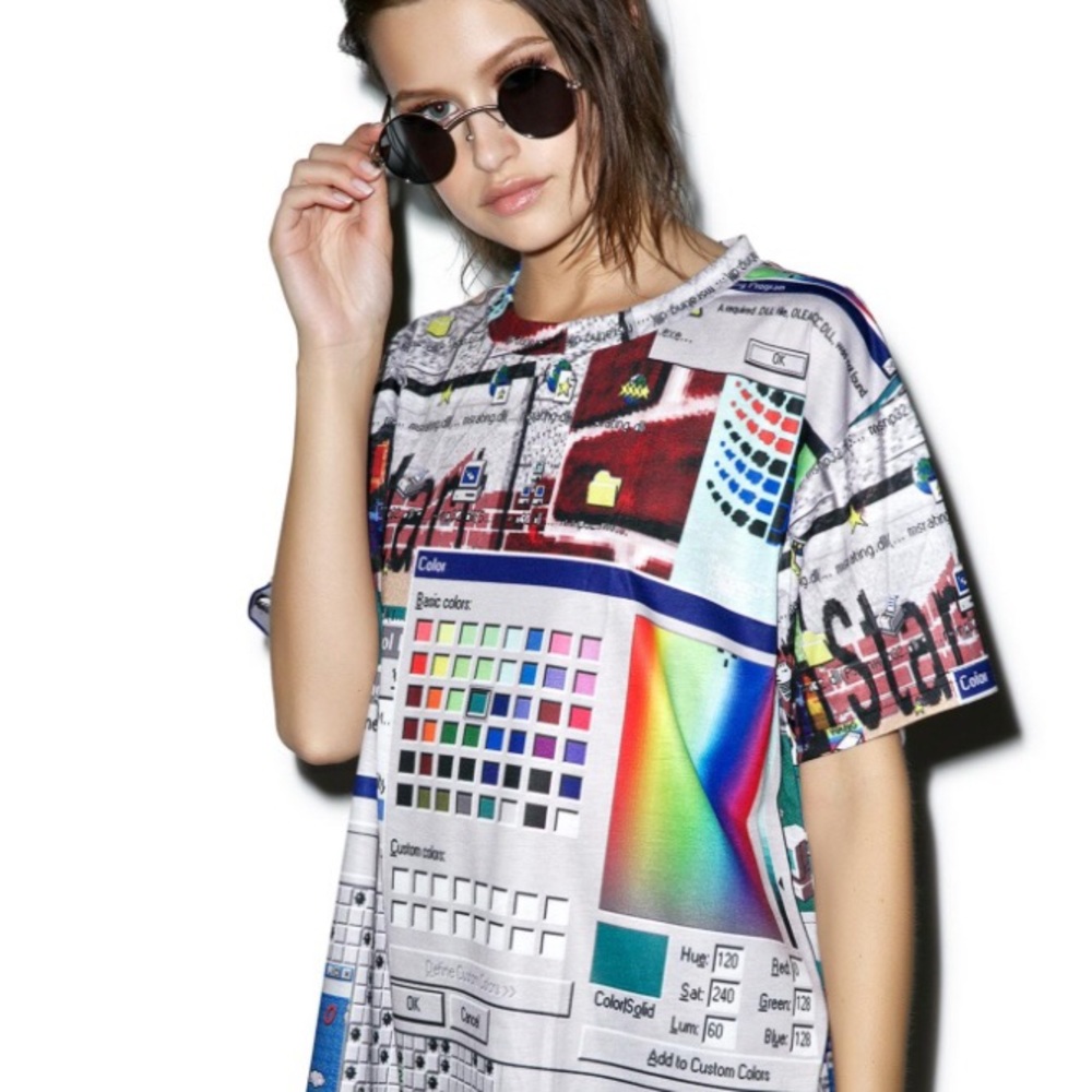 OMIGHTY windows 95 big tee o-mighty